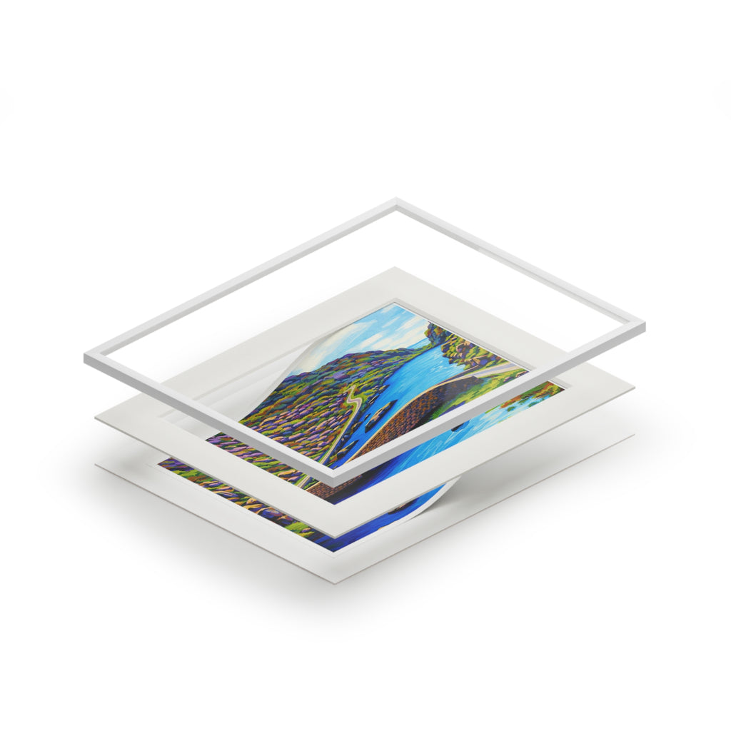 Gap of Dunloe Kerry- Acrylic Fine Art Print (Passepartout Frame)