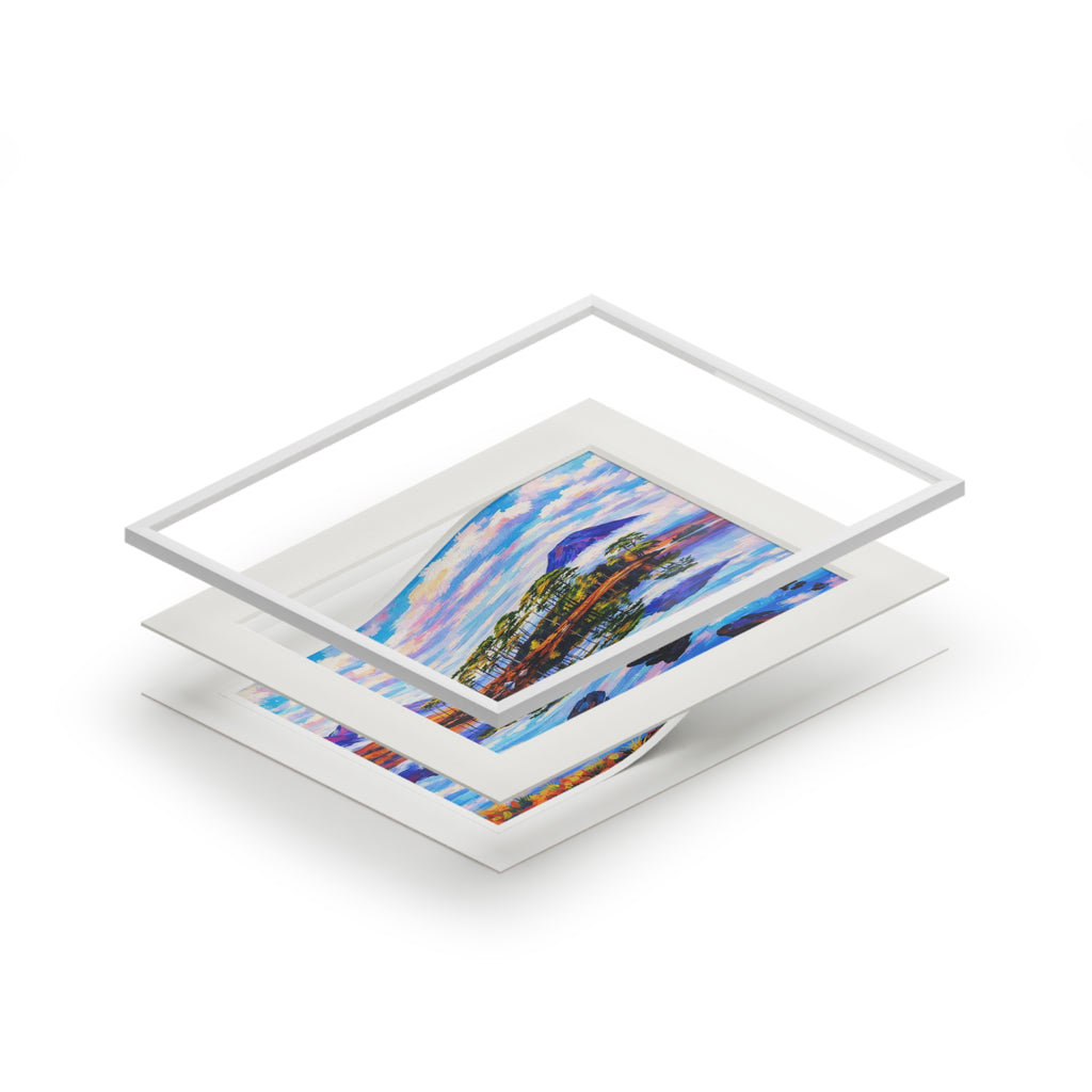 Fern Island Connemara- Acrylic Fine Art Print (Passepartout Frame)