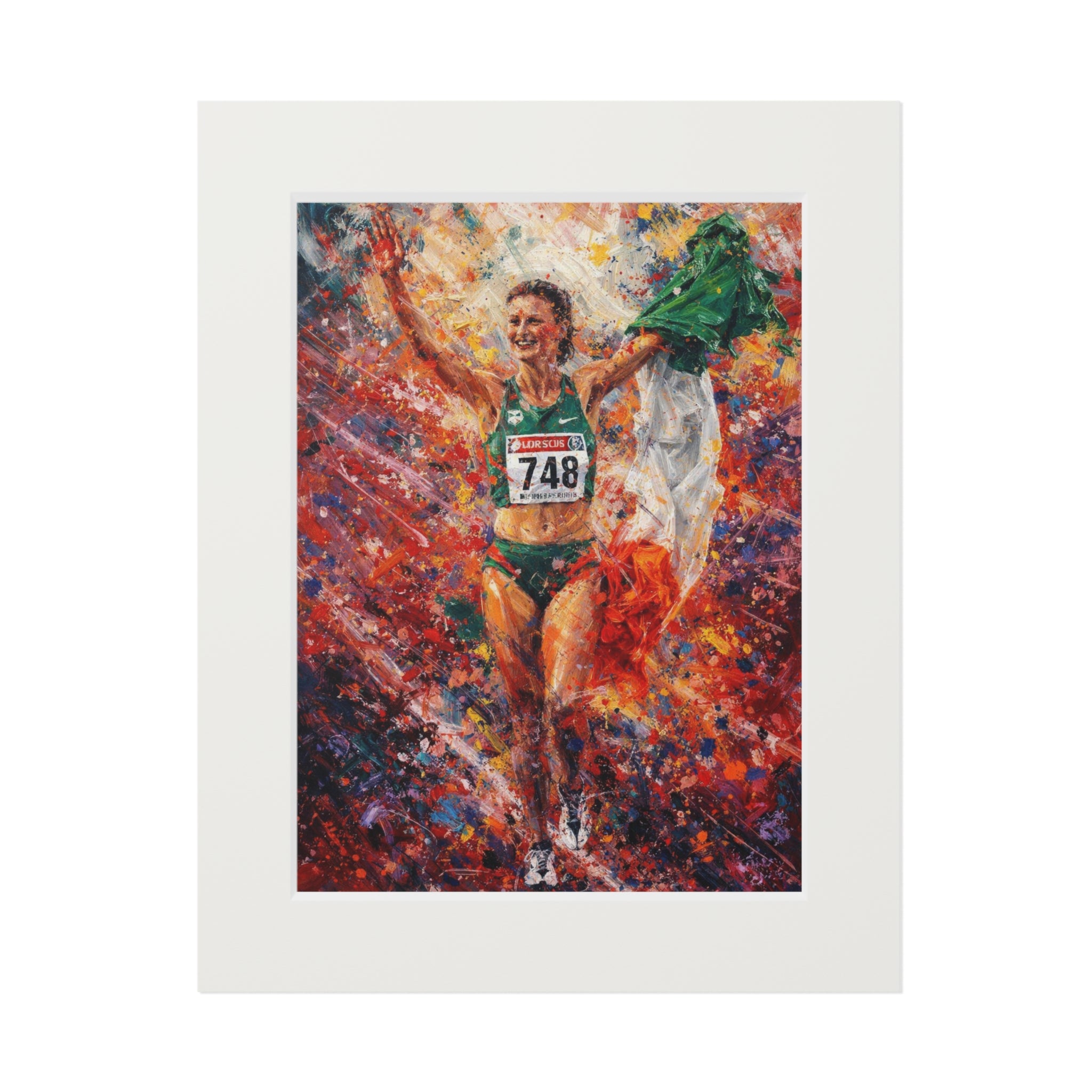 Women's Athletics - Expressionism Fine Art Print
