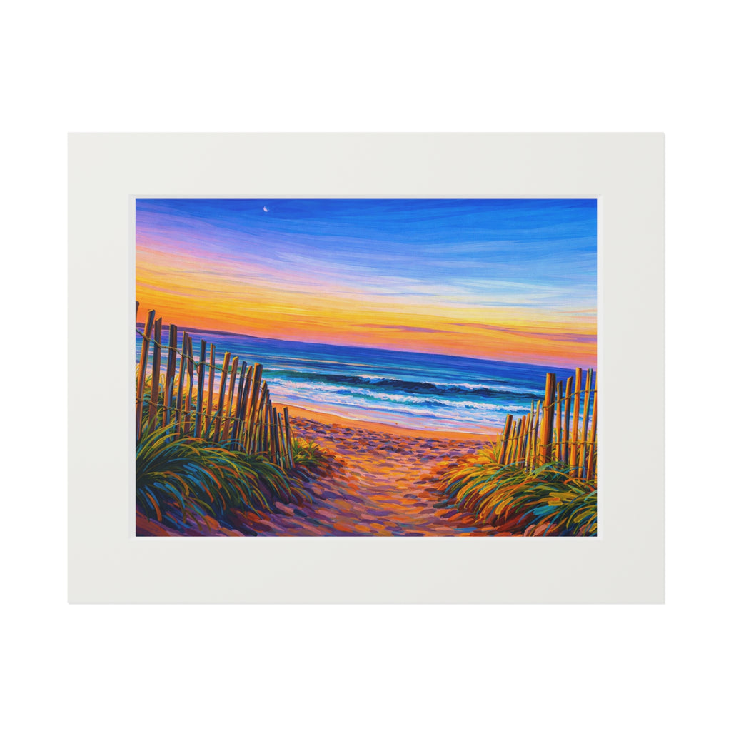 Spanish Point Beach - Acrylic Fine Art Print (Passepartout Frame)