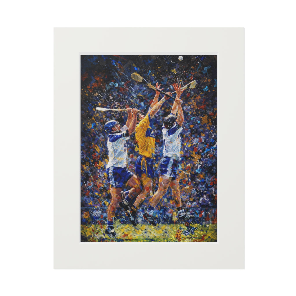 Hurling Clash - Expressionism Fine Art Print
