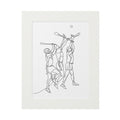 Hurling Clash - Single Line Fine Art Print (Passepartout Frame)