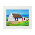 Traditional Irish Cottage - Acrylic Fine Art Print (Passepartout Frame)