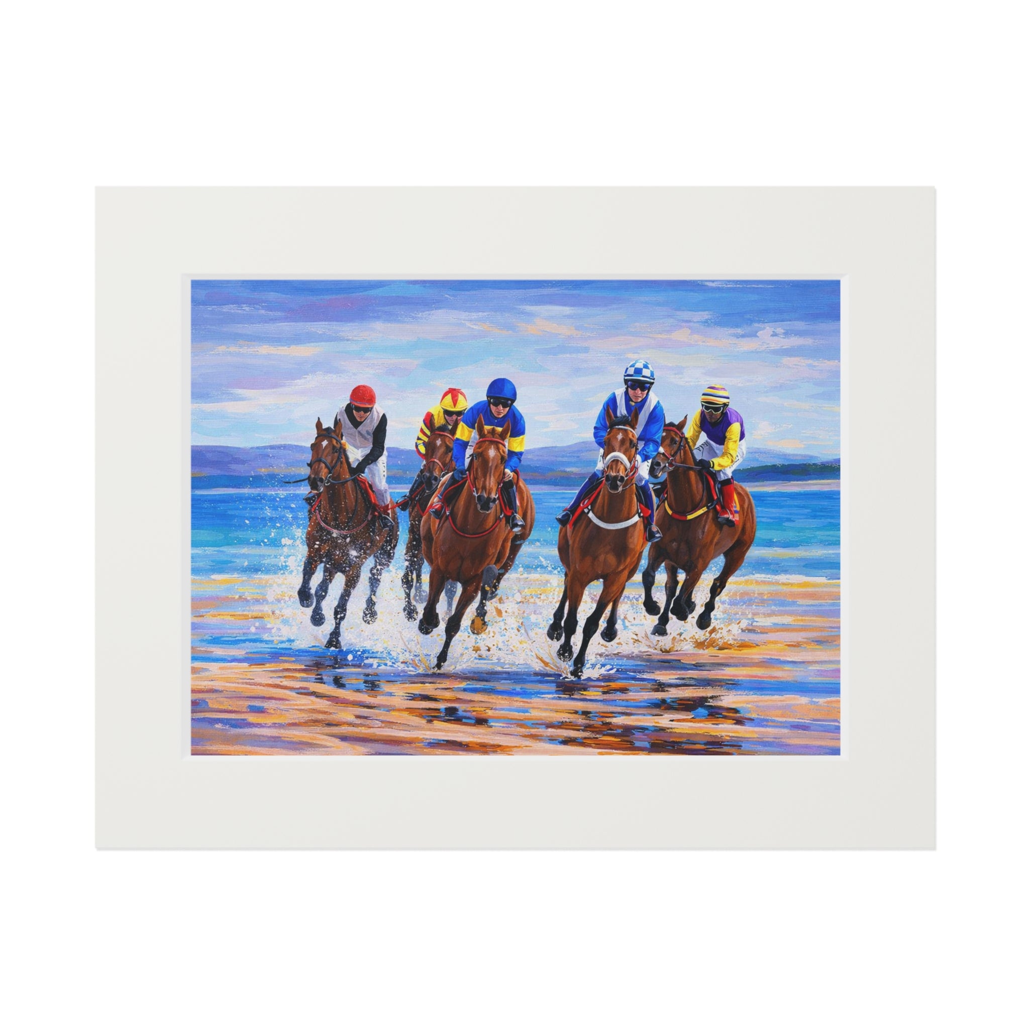 Omey Island Race - Acrylic Fine Art Print